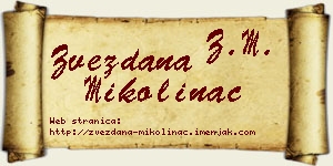 Zvezdana Mikolinac vizit kartica